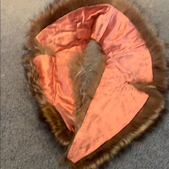 Vintage real Raccoon fur collar scarf - Picture 8 of 8